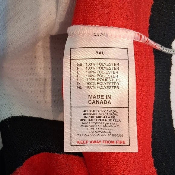 Nike Canada  Hockey Jersey - Embroidered Logos 5024 - Picture 7 of 8